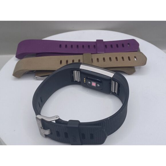 Fitbit Charge 2 FB407 Activity Tracker Smart Band w 3 Watch Bands, No Charger - Picture 7 of 7